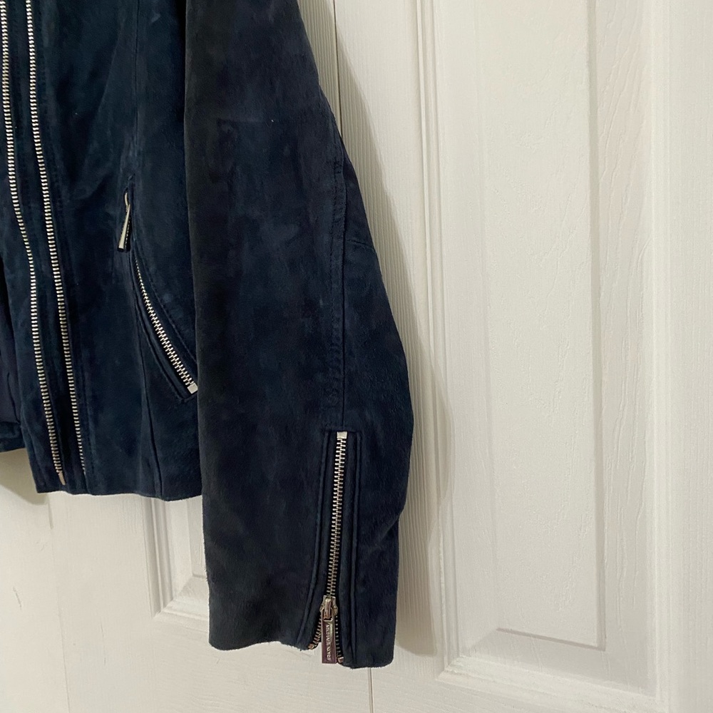 MICHAEL KORS leather Suede Moto Jacket M - Picture 8 of 15